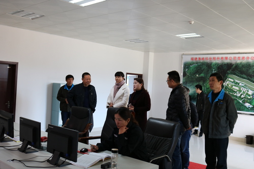 徐敬华：新罗区副区长张春艳查看监控系统.jpg