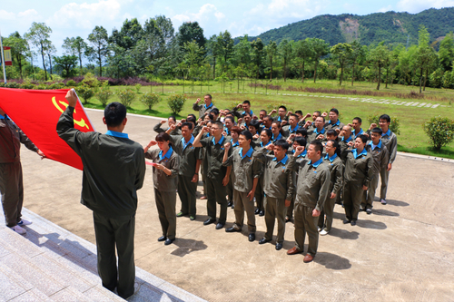 吴瑶：龙岩分公司后勤全体党员重温入党誓词.jpg