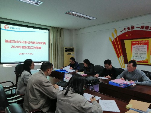 永安双华公司邓焱珍：海科纪委到双华公�?020年度纪检工作检查~1.jpg