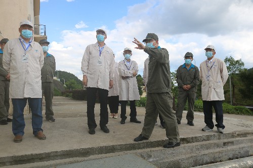 龙岩分公�?郭芳�?龙岩市工业和信息化局党组书记、局长兰富雁现场实地勘察~1.jpg